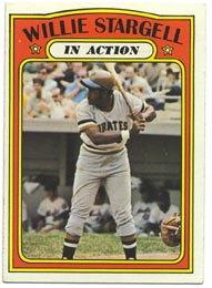 1972 Topps Baseball Cards      448     Willie Stargell IA